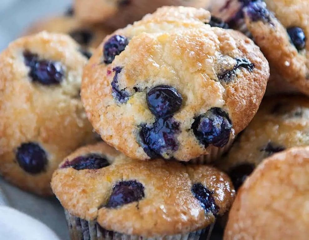 Easy blueberry muffins